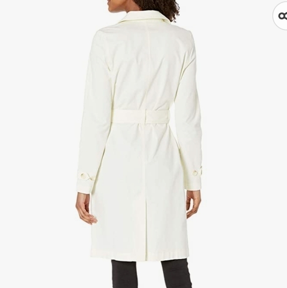 NWT Daily/Ritual Stretch Twill Trench Coat-Sweet Corn - Picture 5 of 14
